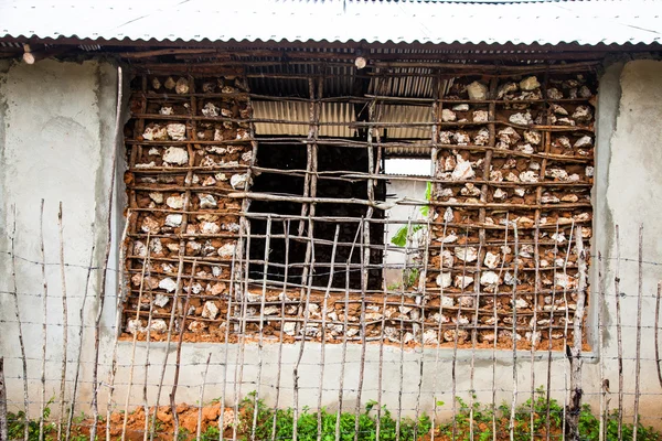 Hausbau in Afrika — Stockfoto