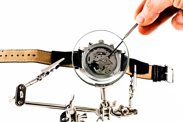 Reloj operación de reparación — Foto de Stock