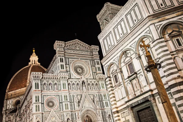 Florence Duomo by night — Stock Photo, Image