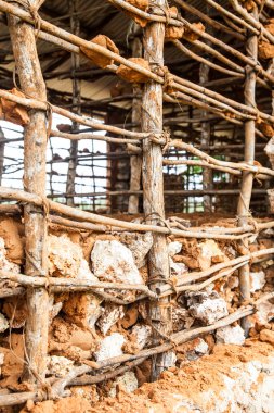 Afrika 'da bir bina.