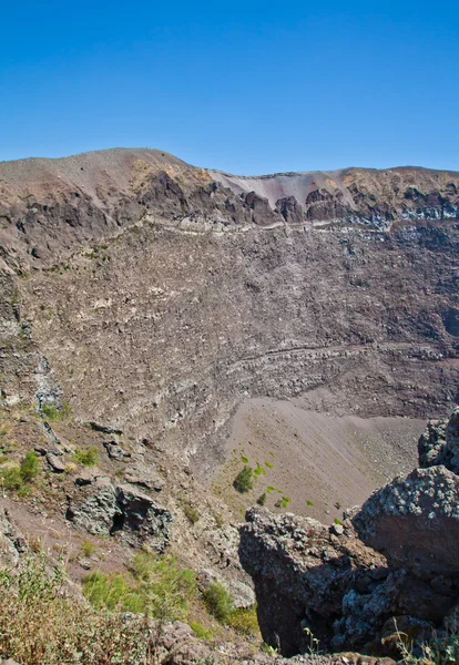 Vesuvius krater — Stockfoto