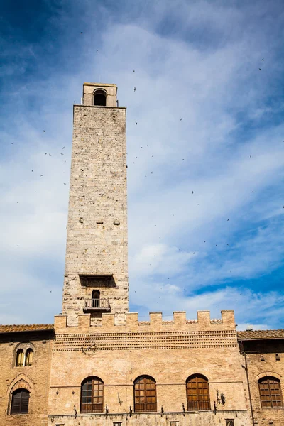 Башни Сан-Джиминьяно — стоковое фото
