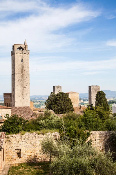 San Gimignano towers — Stock Photo, Image