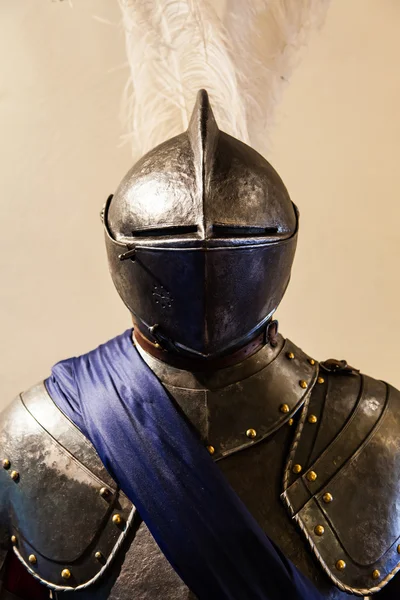 Detalhe da armadura medieval — Fotografia de Stock