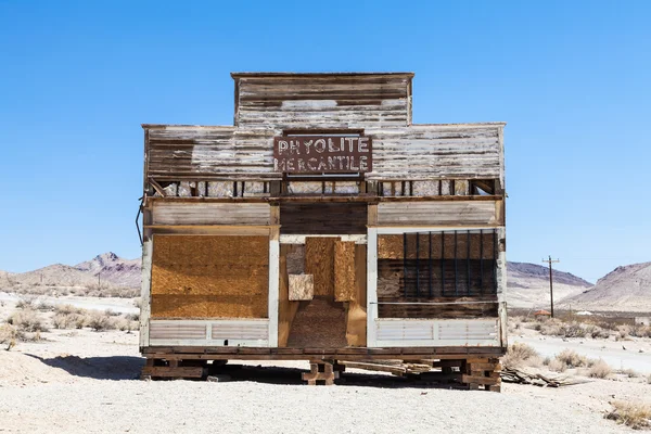 Rhyolite hayalet kasaba — Stok fotoğraf