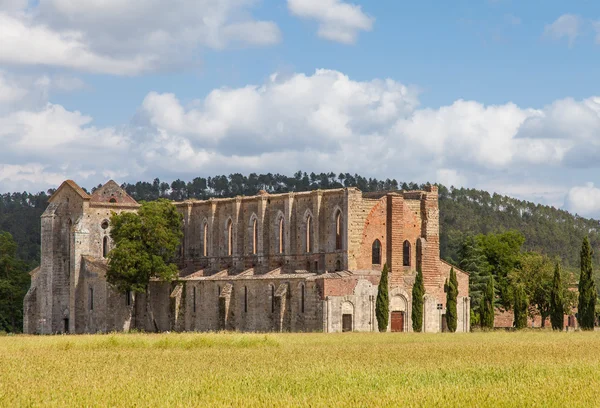 San Galgano Abbey — Stock Photo, Image