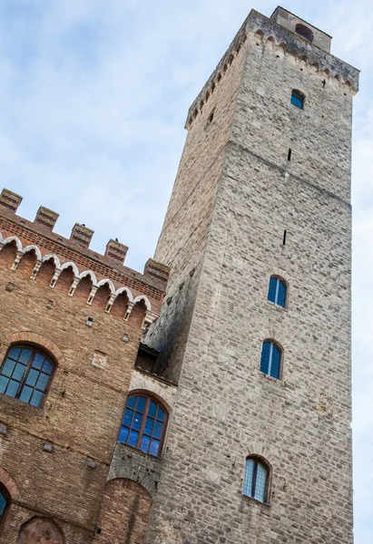 San Gimignano Türme — Stockfoto