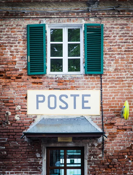 Italian postal office — Stock Photo, Image