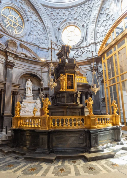 Turyn Włochy Około Sierpnia 2021 Kaplica Całunu 1694 Autorstwa Guarini — Zdjęcie stockowe