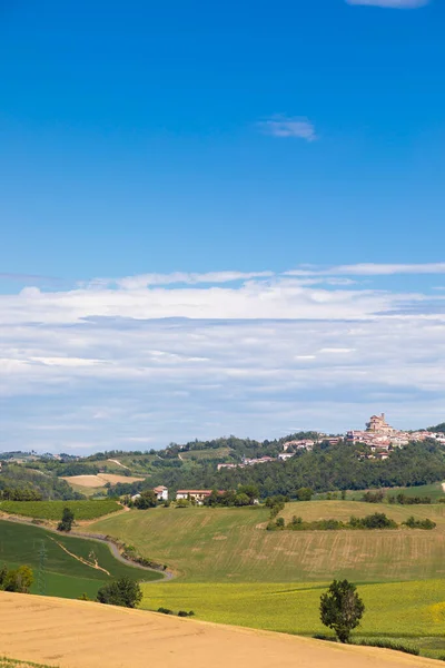 Piemonte Piemonte Regio Italië Landelijk Landschap Langhe Gebied — Stockfoto