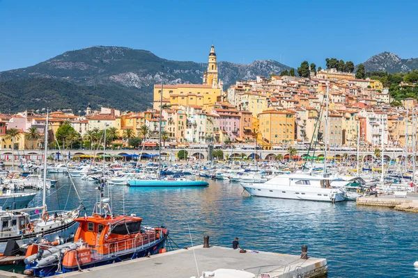 Menton França Por Volta Agosto 2021 Vista Riviera Francesa Chamada — Fotografia de Stock