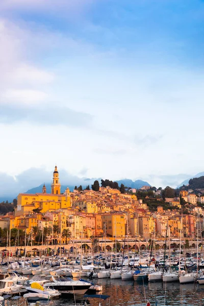 Menton Frankrijk Circa Augustus 2021 Uitzicht Côte Azur Gelegen Het — Stockfoto