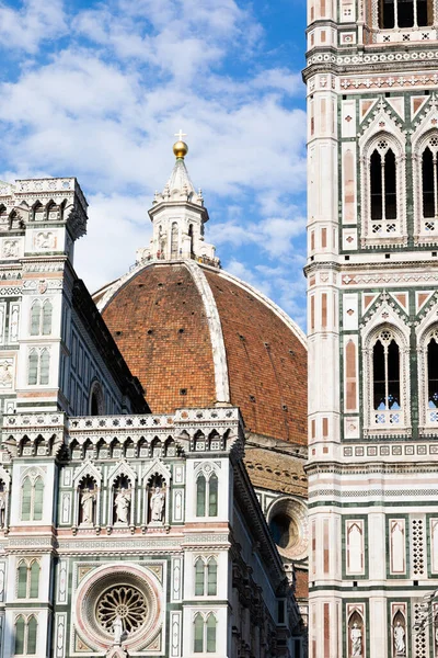 Florencja Włochy Romantyczna Kolorowa Katedra Zwana Także Duomo Firenze Zbudowana — Zdjęcie stockowe