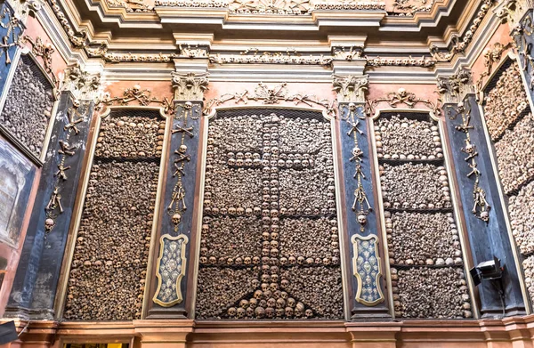 Milão Itália Circa Agosto 2020 Capela Ossuary Igreja San Bernardino — Fotografia de Stock