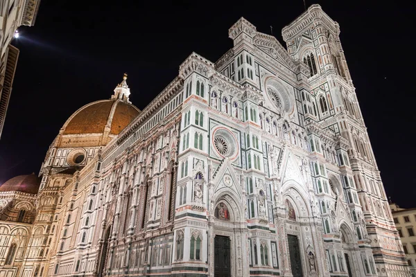 Florenz Italien August 2021 Florenz Bei Nacht Die Beleuchtete Architektur — Stockfoto