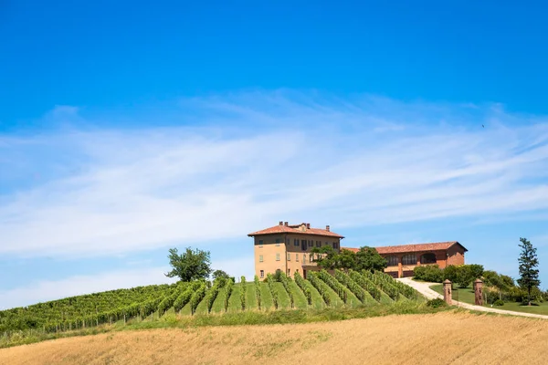 Asti Italy Circa August 2020 Piedmont Hills Italy Monferrato Area — Stock Photo, Image