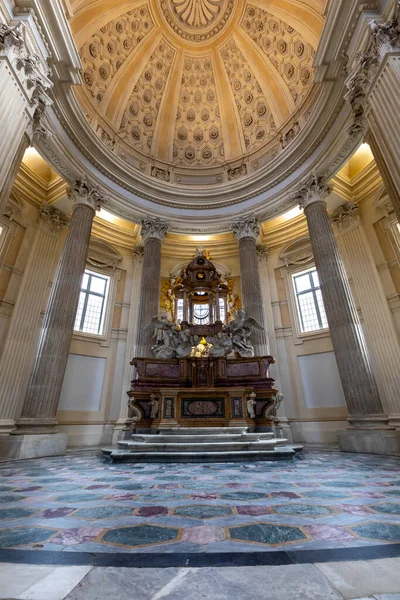 Venaria Reale Italien Circa Mai 2021 Heiliger Katholischer Altar Barockstil — Stockfoto