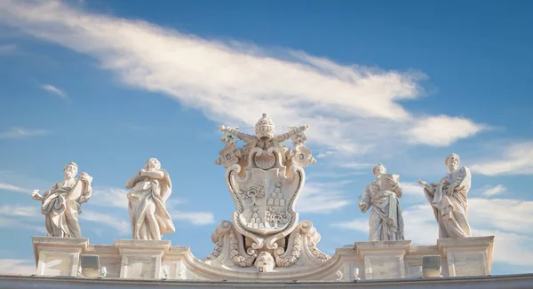 Рим Италия Circa August 2020 Античный Символ Ватикана Расположенный Площади — стоковое фото