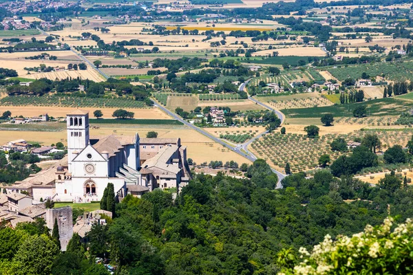 Assisi Dorf Der Region Umbrien Italien Die Stadt Ist Berühmt — Stockfoto