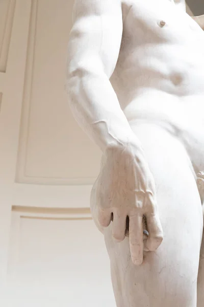 Florens Italien Cirka Augusti 2021 David Skulptur Michelangelo Buonarroti Renässansens — Stockfoto