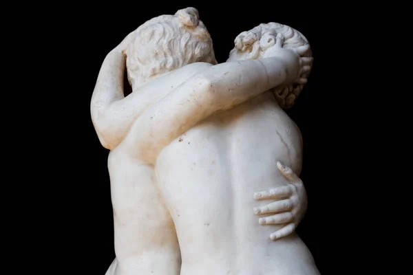 Rome Italy Circa August 2020 Togetherness Emotion Statue Two People — ストック写真