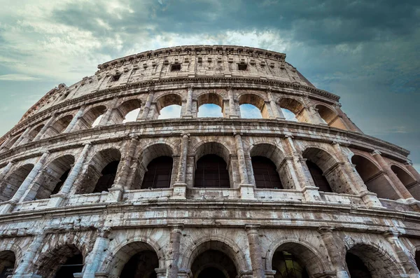 Detalle Del Coliseo Roma Italia También Llamado Coliseo Este Turismo —  Fotos de Stock