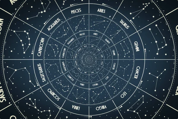 Fondo Efecto Droste Diseño Abstracto Conceptos Relacionados Con Astrología Fantasía — Foto de Stock