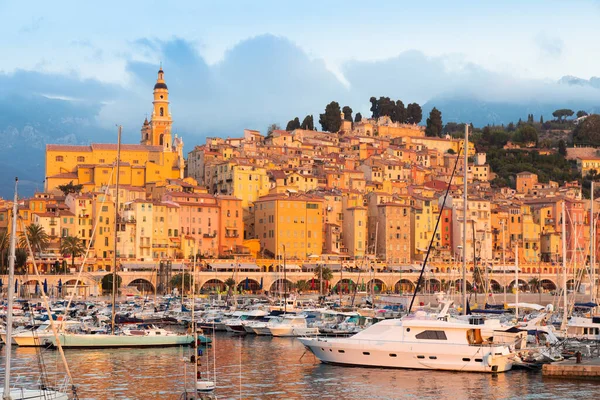 Menton Frankrijk Circa Augustus 2021 Uitzicht Côte Azur Gelegen Het — Stockfoto