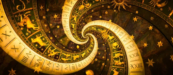 Αστρολογία Και Αλχημεία Σύμβολο Εικονογράφηση Φόντου Μαύρο — Φωτογραφία Αρχείου