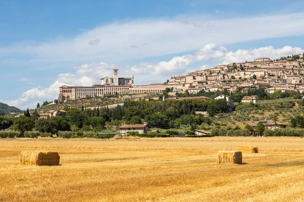 Assisi Byn Umbrien Regionen Italien Staden Känd För Den Viktigaste — Stockfoto