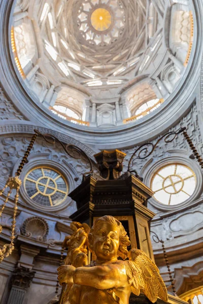 意大利都灵 2021年8月 瓜拉尼的Shroud教堂 1694年 基督教最重要的圣地之一 — 图库照片