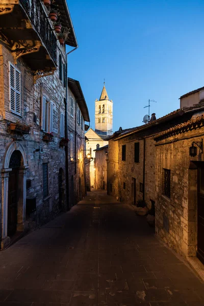 Vesnice Assisi Oblasti Umbrie Itálie Město Známé Pro Nejvýznamnější Italské — Stock fotografie
