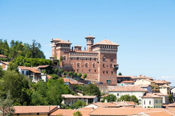 意大利塞雷托 2021年8月左右 塞雷托城堡 卡斯特洛迪塞雷托城堡 位于意大利皮埃蒙特地区的孟费拉托地区 — 图库照片