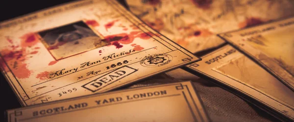 Jack Ripper Victers London Scotland Yard 1888 Вбивця Убив Жінок — стокове фото