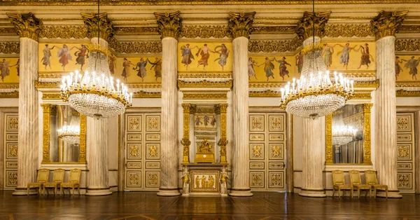 이탈리아 토리노 2022 Circa Romantic Old Ballroom Internal Royal Palace — 스톡 사진