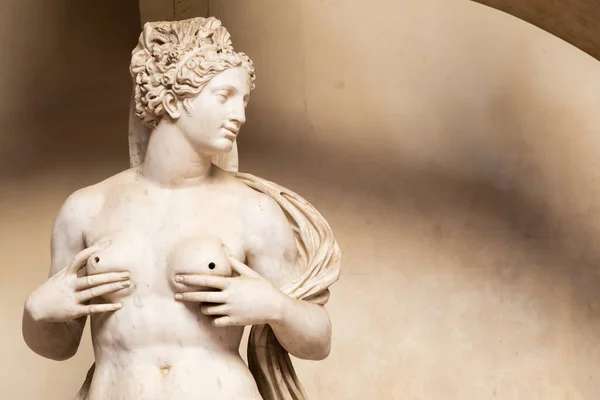 Firenze Italia Circa Luglio 2021 Statua Donna Nuda Sensuale Figura — Foto Stock