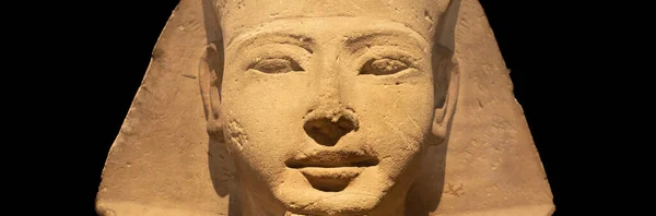 Turin Italien Juli 2021 Ägyptische Archäologie Antike Sphinx Aus Sandstein — Stockfoto