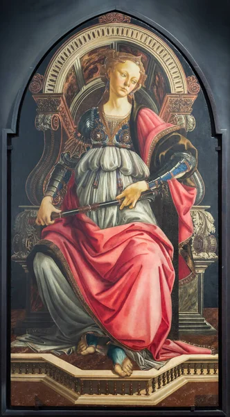 이탈리아 피렌체 2021 알레산드로 보티첼리 Alessandro Botticelli 1470 우피치 미술관의 — 스톡 사진