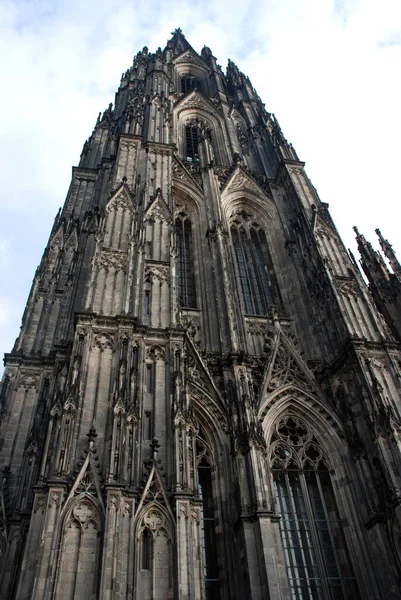 Monumental Building Construction Reconstruction Which Never Stops Cologne Cathedral Located — Stock fotografie