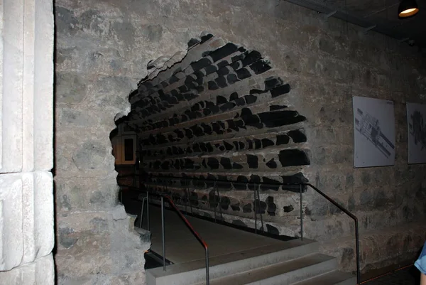 Underground Tunnels Cologne Cathedral — Stock Photo, Image