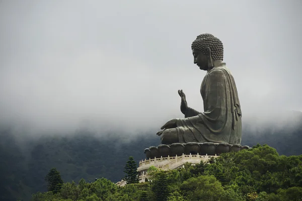 Tian Tan Buddha, Lantau Island, Hongkong — Stockfoto
