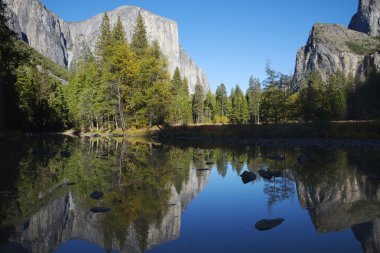 mirror Gölü, yosemite Milli Parkı, California'dan üzerine düşünceler