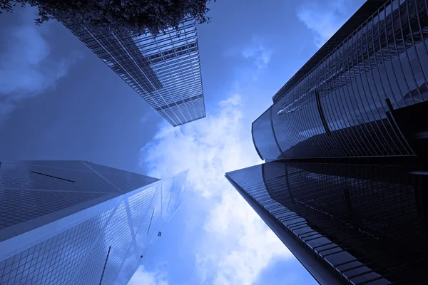 Bâtiments d'entreprise dans le centre de Hong Kong — Photo