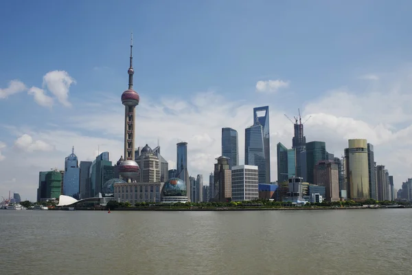 Шанхай горизонт Ліцензійні Стокові Фото