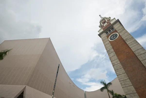 Clock Tower and Hong Kong Cultural Center — Stock Photo, Image