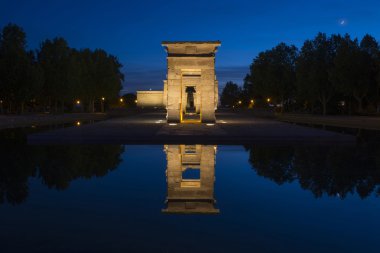 de Templo debod batımında, madrid