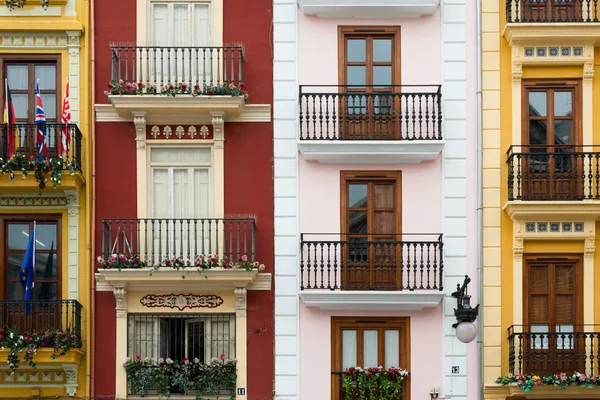 Casas junto al mercado central, Valencia —  Fotos de Stock