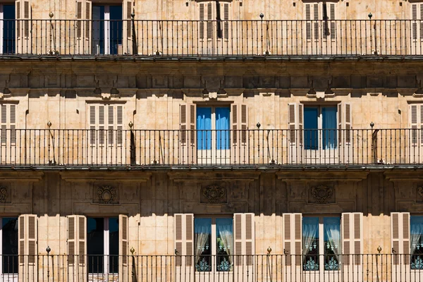 Balcones en la Plaza Mayor, Salamanca —  Fotos de Stock