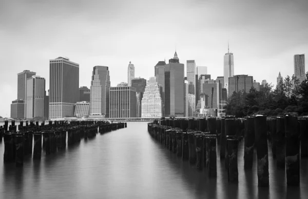 Financiële district van Manhattan, new york — Stockfoto