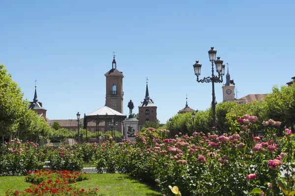 Cervantes Square, Alcalá de Henares — Zdjęcie stockowe